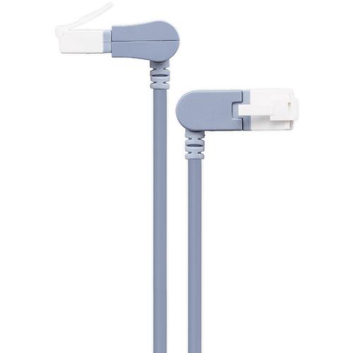 エレコム LD-GPATWV／BU30 スイングコネクタLANケーブル(Cat6A準拠) 3.0ｍ ...