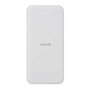 【推奨品】マクセル MPC-CE10000WH モバイルバッテリー 薄型大容量 10000ｍAh ホワイト｜best-denki