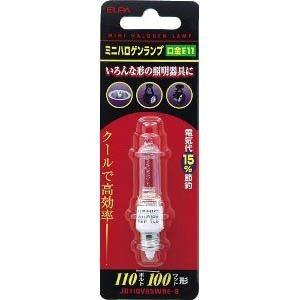 ELPA（エルパ） ELPA JD110V85WHE-B ミニハロゲンランプ100W : ベスト