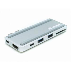 MOBO AM-TC2D01S MacBook Pro用 マルチポートドック シルバー