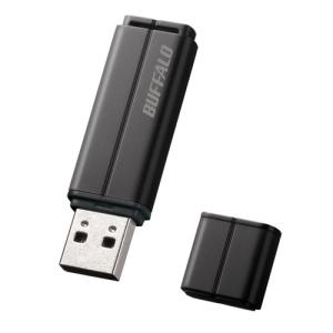 BUFFALO USB3.1(Gen1)プッシュスライドUSBメモリ 16GB ブラック