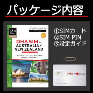 DHA SIM オーストラリア/ニュージーラン...の詳細画像1