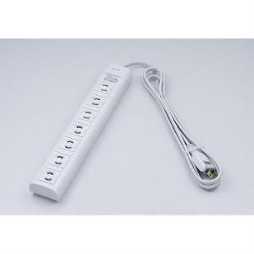 朝日電器  ELPA(エルパ) OAマルチタップ 【7個口 ／2m】  WBN-S7202B(G)