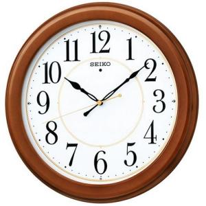 あやまるさん専用　SEIKO アナログ掛時計 直径約30cm 壁掛け時計 電波時計 アナログ 掛け時計 おしゃれな 木目調 楕円形