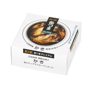 Ｋ＆Ｋ 缶つまプレミアム 広島県産 かき燻製油漬け｜best-denki