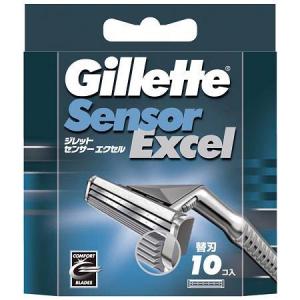 Gillette Sensor Excel ジレット　センサーエクセル　ホルダー P&G ジレット センサーエクセル 替刃10個入 : サンドラッグe-shop