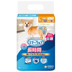 unicharm（ユニチャーム） マナーウェア 高齢犬用 紙オムツ Lサイズ 26