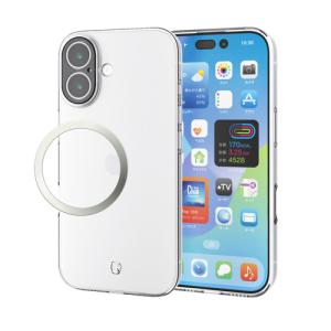 エレコム PM-A25AUCTKPCR iPhone 17 ケース カメラレンズカバー搭載 磁気吸着対応メタルステッカー付 極限保護 クリアの商品画像