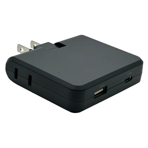 OSMA TP-A2UCP35BK USBコンセントタップ 35W対応 薄型 コンセントx1 USB...