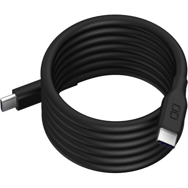 ＣＩＯ　スパイラルシリコンケーブル CtoC 1m ブラック　CIO-SLSC30000-CC1-B...