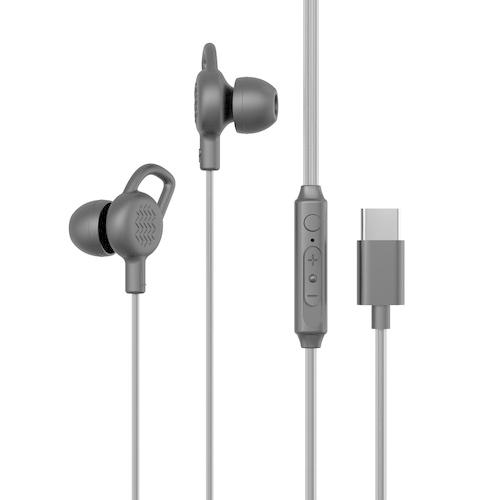 OSMA ESM-C201BK Type-C端子柔らかイヤホン DAC搭載 ブラック