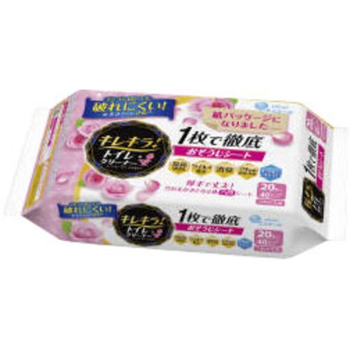 大王製紙 エリエール キレキラ トイレクリーナー 1枚で徹底おそうじシート つめかえ用 ハッピーロー...