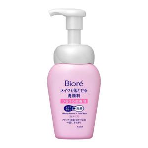 Kao（花王） ビオレ メイクも落とせる洗顔料 うるうる密着泡 ( 160ml