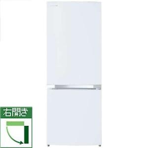 【設置＋リサイクル】東芝 GR-S15BS-W(セミマットホワイト) BSシリーズ 2ドア冷蔵庫 右開き 153L