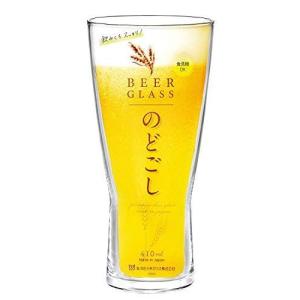 東洋佐々木ガラス ビヤーグラス のどごし 日本製 食洗機対応 クリア 約410ml