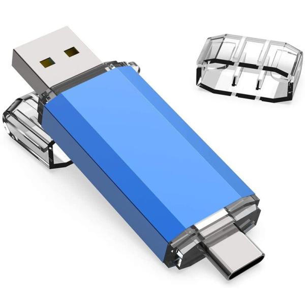 KOOTION 32GB USBメモリー タイプC USBフラッシュドライブ 2in1 Type-C...