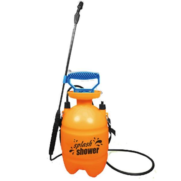 手動ポンプ圧力式シャワー SPLASH-SHOWER オレンジ MCO-２ＯＲ