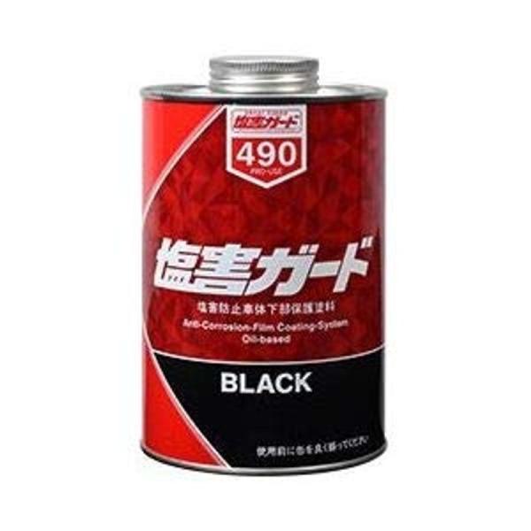 イチネンケミカルズ(Ichinen Chemicals) 塩害ガード ブラック 1kg NX490