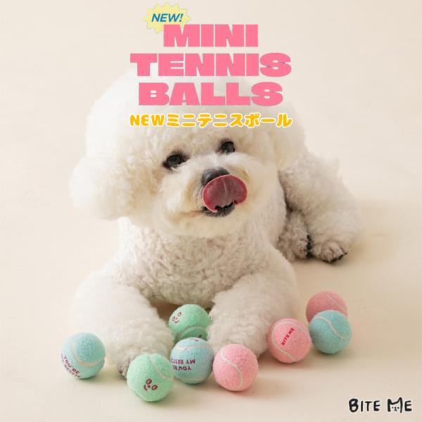 BITE ME バイトミー NEW ミニテニスボールトイ 3個入 犬 おもちゃ 犬用おもちゃ 犬のお...