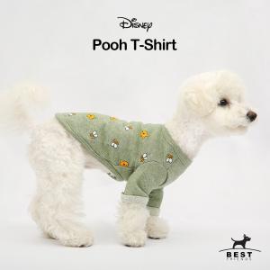 ベストフレンズ Disney ディズニー プーさんTシャツ S M L XL 犬 服 犬服 犬の服 ドッグウェア Tシャツ ロールアップ かわいい おしゃれ コットン 綿 プリント