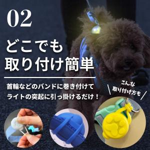 犬 散歩 LEDライト 7色|シリコン お散歩...の詳細画像5