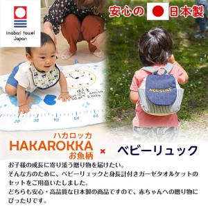 身長計ガーゼケット ベビーリュック セット ハ...の詳細画像1