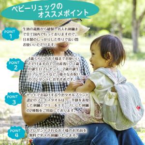 身長計ガーゼケット ベビーリュック セット ハ...の詳細画像2
