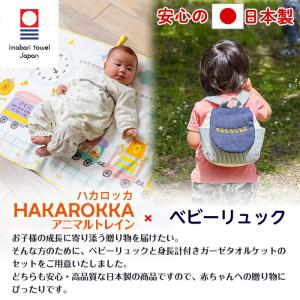 身長計ガーゼケット ベビーリュック セット ハ...の詳細画像1