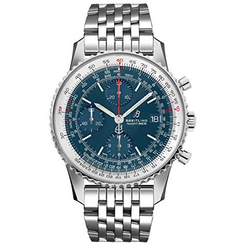 Breitling ナビタイマー 1 クロノグラフ 41 A13324121C1A1 ブルーダイアル...