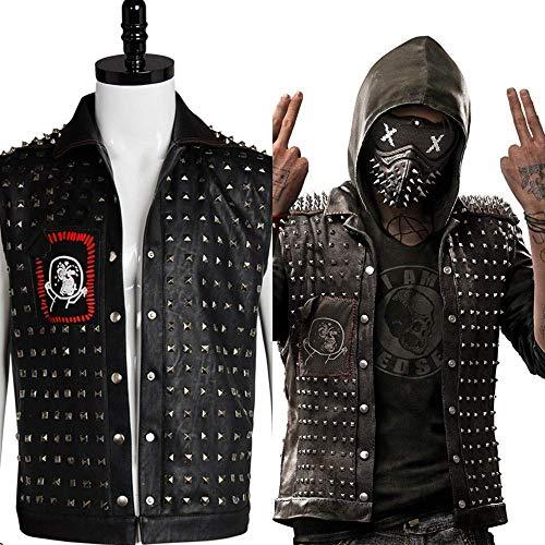 Watch Dogs 2 Wrench Vest CosplayCostume Black Faux...