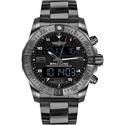 Breitling Exospace B55 ブラックチタン メンズウォッチ VB5510H1/BE...