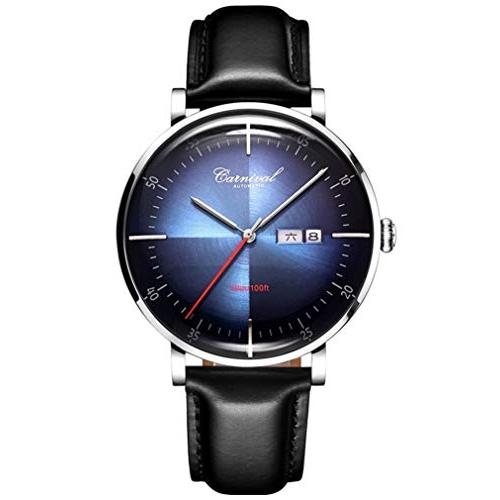 HUNRUY Automatic Watch for Men Day-Date Waterproof...