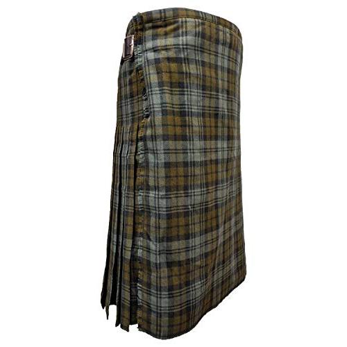 UT Kilts カジュアル 16oz ウール 伝統的なタータンキルト ブラックウォッチ ウェザード...