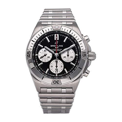 Breitling Chronomat B01 ブラックダイヤル メンズウォッチ AB0134101...