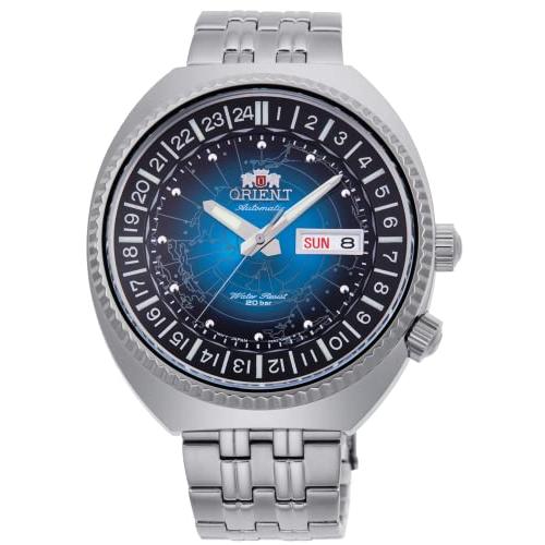 Orient メンズ 日本製自動/手巻き腕時計 ワールドマップリバイバル 並行輸入品