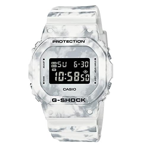 G-Shock DW5600GC-7 グランジスノーカモフラージュ ウォッチ, ブラック/ホワイト ...