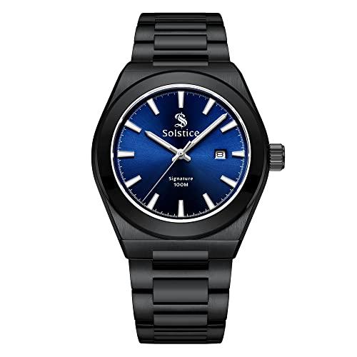 Solstice Men&apos;s Stainless Steel Watch - Sapphire Cr...