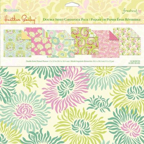 AUTUMN LEAVES 12 Inch by 12 Inch Double-Sided Card...