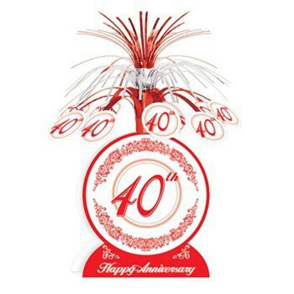 (1) - 40th Anniversary Centrepiece Party Accessory...
