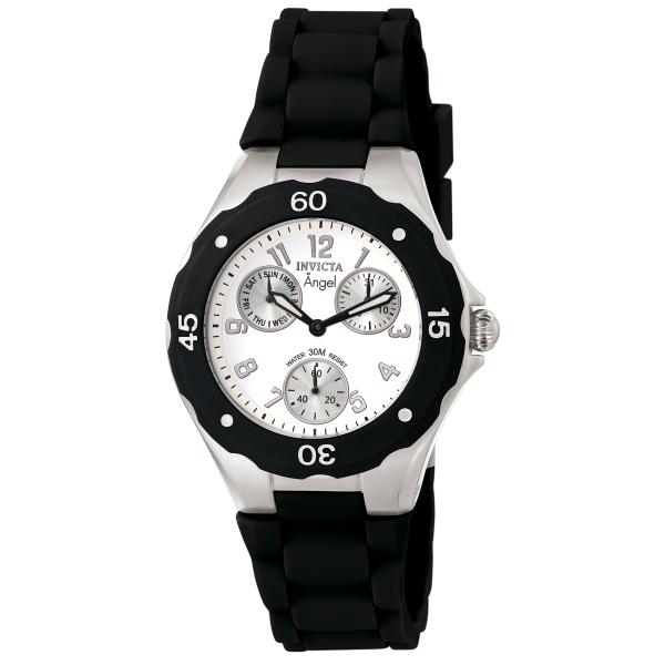 Invicta Women's 0733 Angel Collection Black Polyur...