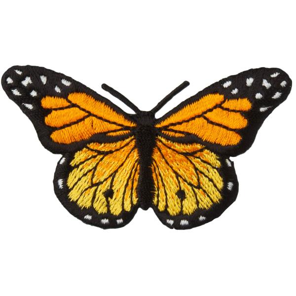 Wrights の鉄にアップリケ - オオカバマダラ 3"X 1-3/4"1/Pkg