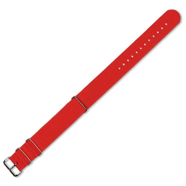 18 mm Military MoD Ballisticナイロンg10 Watchバンド - 赤