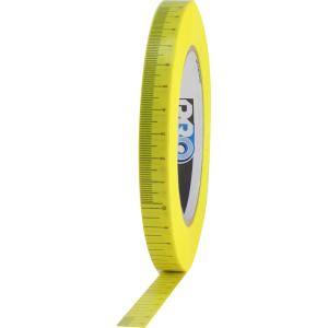 ProTapes Pro メトリック合成ゴムインテッド定規ペーパーテープ フラットバックペーパーバッキング付き ミシン目1m 厚さ5.9ミル 長さ45m x 幅24mm (1パック)