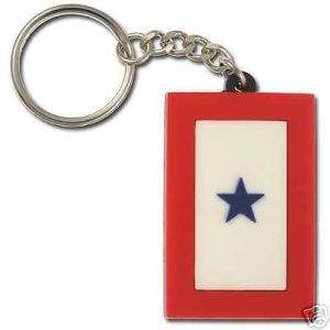 サービスフラグPVCキーチェーン
