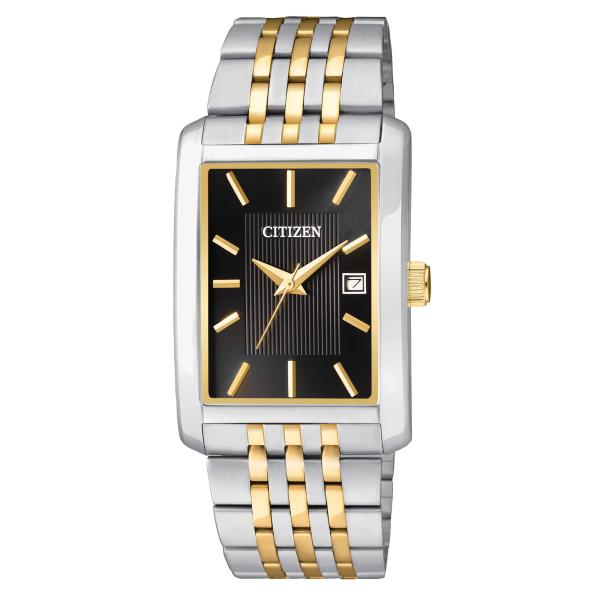 CITIZEN クォーツ メンズ腕時計 BH1678-56E ツートーン ゴールド＆ステンレス 長方...
