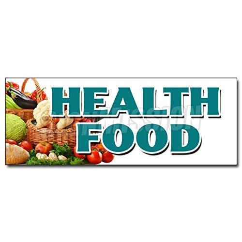 24" Health Food Decal Sticker Vegetarian Vegan Org...