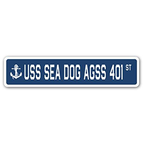 USS SEA Dog AGSS 401 Street Sign us Navy Ship Vete...