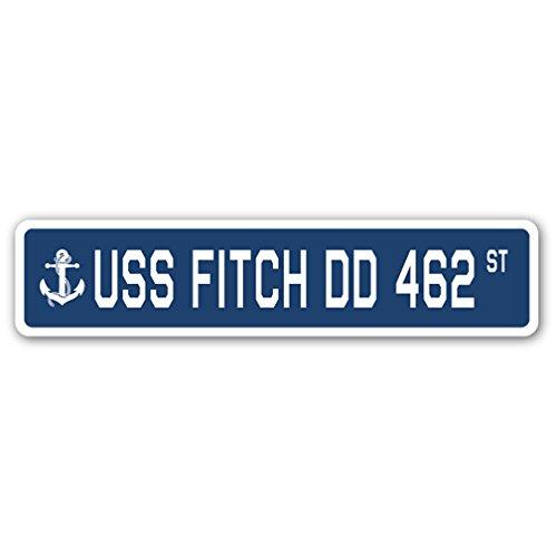 USS Fitch DD 462 Street Sign us Navy Ship Veteran ...