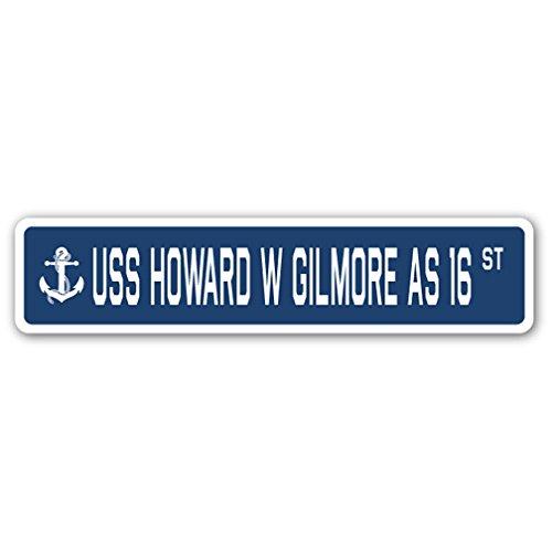 USS Howard W Gilmore AS 16 Street Sign us Navy Shi...