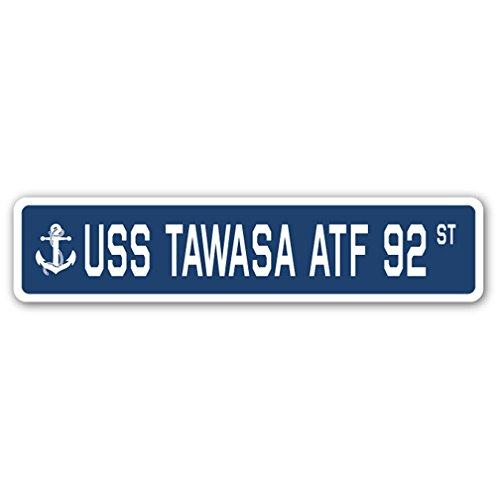 USS TAWASA ATF 92 Street Sign us Navy Ship Veteran...